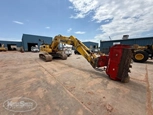 Used Komatsu Excavator in yard